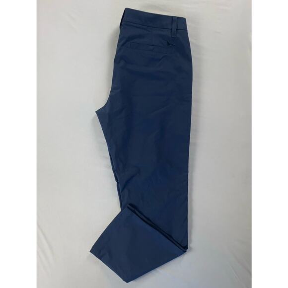 Untuckit 'Chancellor' Flat Front Performance Tech Pants. Navy Blue, Men's 32X30. - Picture 2 of 9